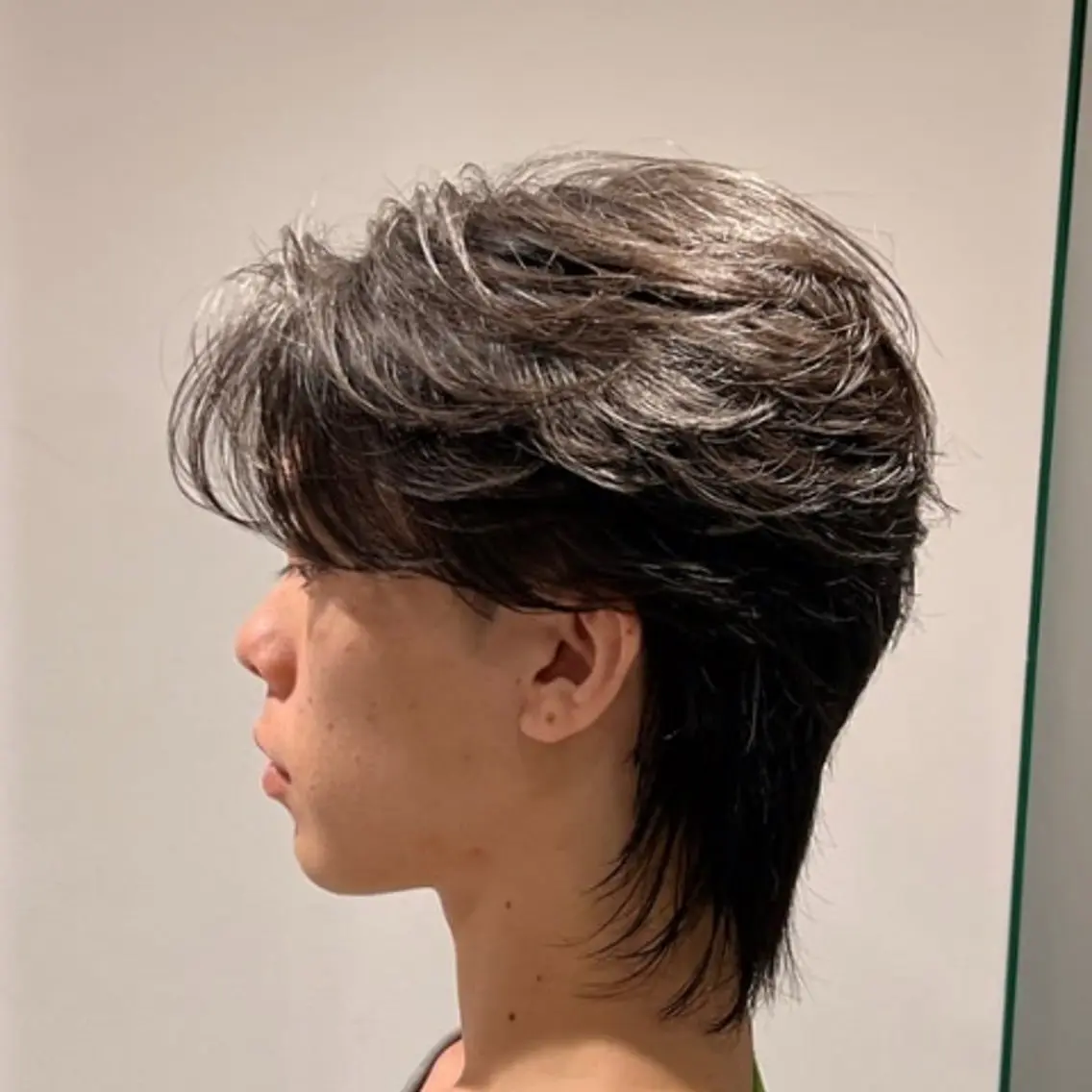 パーマ メンズ カット パーマ ulus kobe 藤枝大地のヘアスタイル