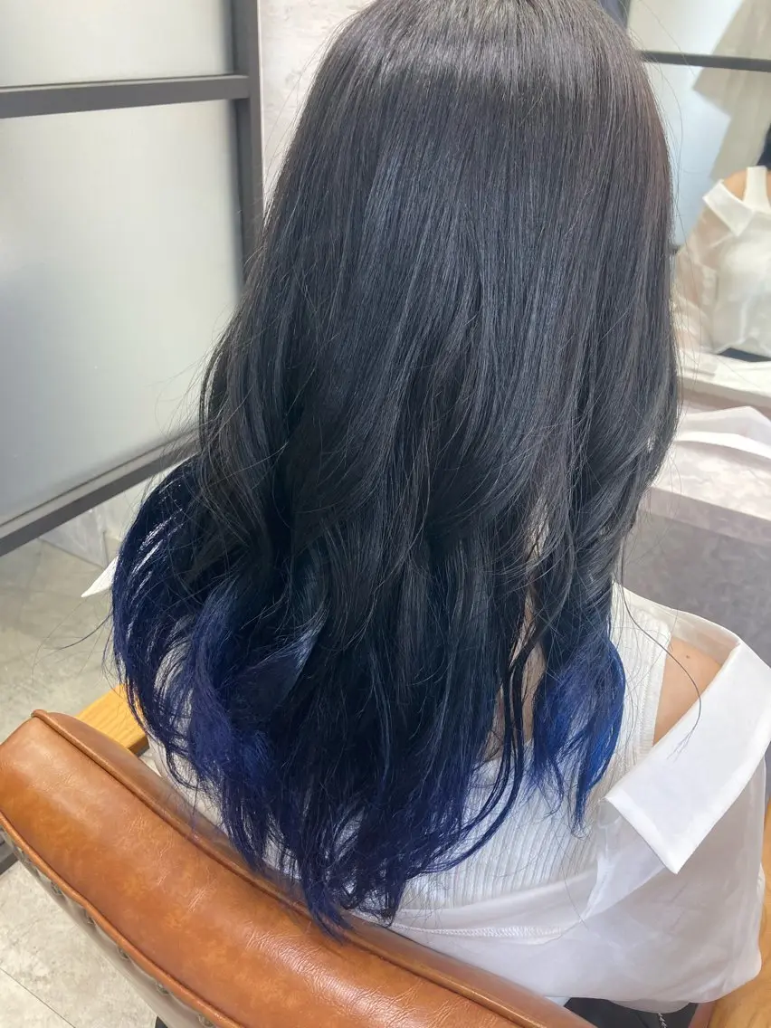 ロング カラー グラデーションカラー TELA HAIR 幕張本郷店 澤田のヘアスタイル