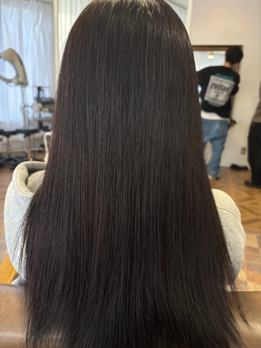 カラー ブラウンカラー ナチュラルブラウン 鶴田 麗乃のヘアスタイル