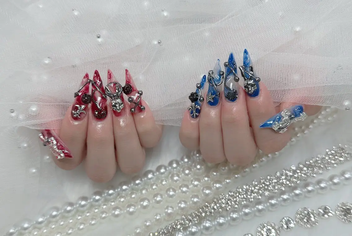 ネイル アートネイル ジェルネイル ハロウィン 韓国ネイル ニュアンスネイル ハンドネイル Luna Nail.Novaのネイルデザイン