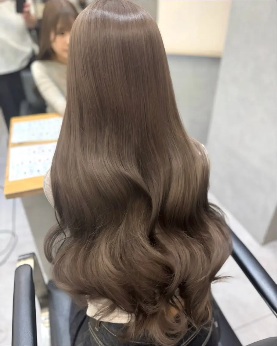 『ミニモ限定 🫧‪』 透明感艶カラー＋Aujua2stepトリートメントの写真