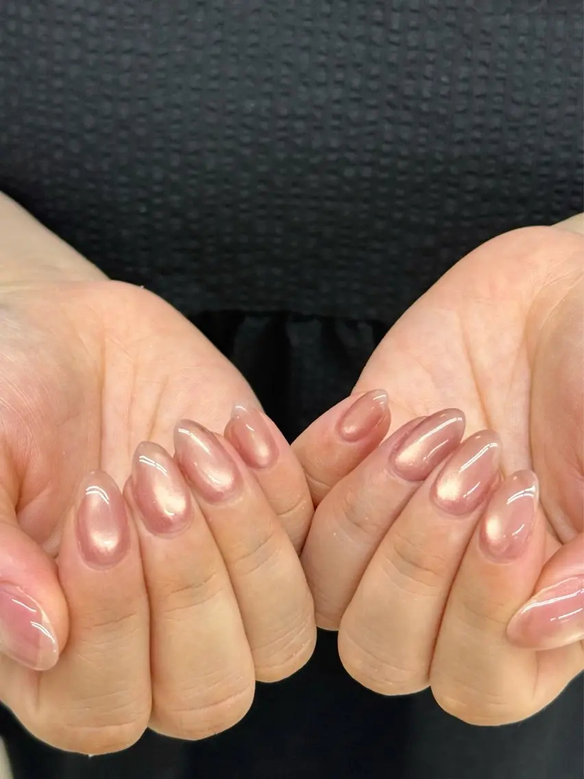 ネイル 長さ出し フットネイル ジェルネイル マグネットネイル 持ち込み ハンドネイル ハンドケア Ocean Nailのネイルデザイン