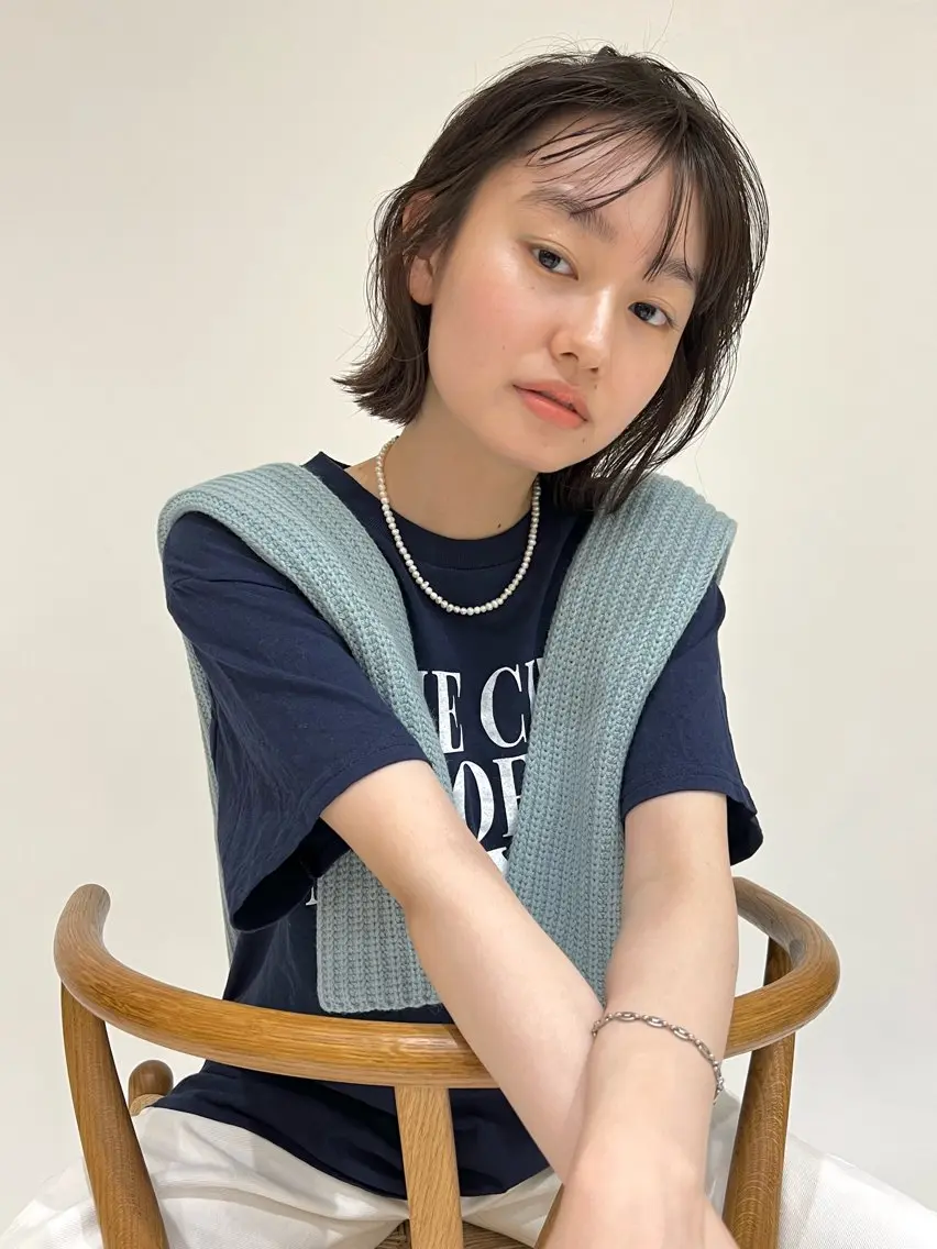 ミディアム 斎藤　柚姫 sibell🌿のヘアスタイル