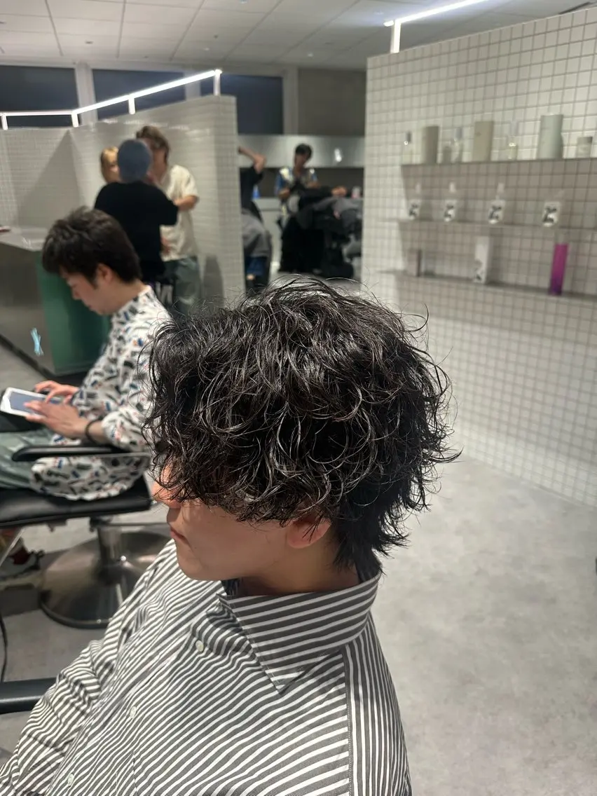 カット+パーマの写真