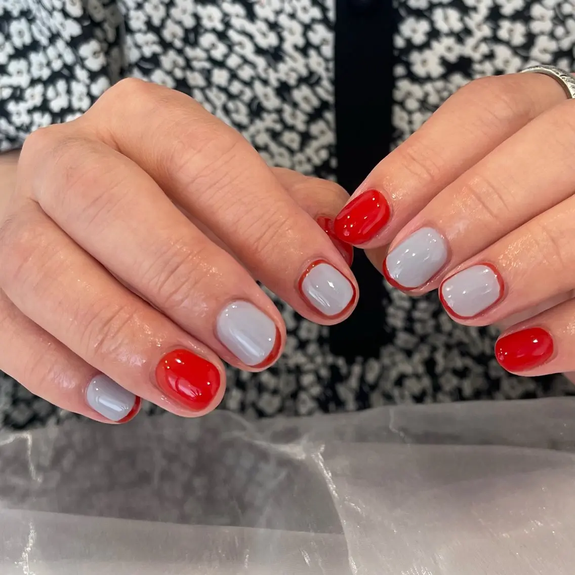 ネイル 持ち込み ニュアンスネイル ハンドネイル COCO NAILのネイルデザイン