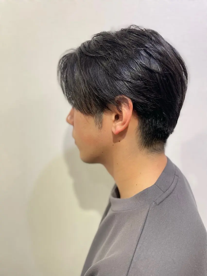 men'sフェザーカット➕トリートメント✂︎の写真