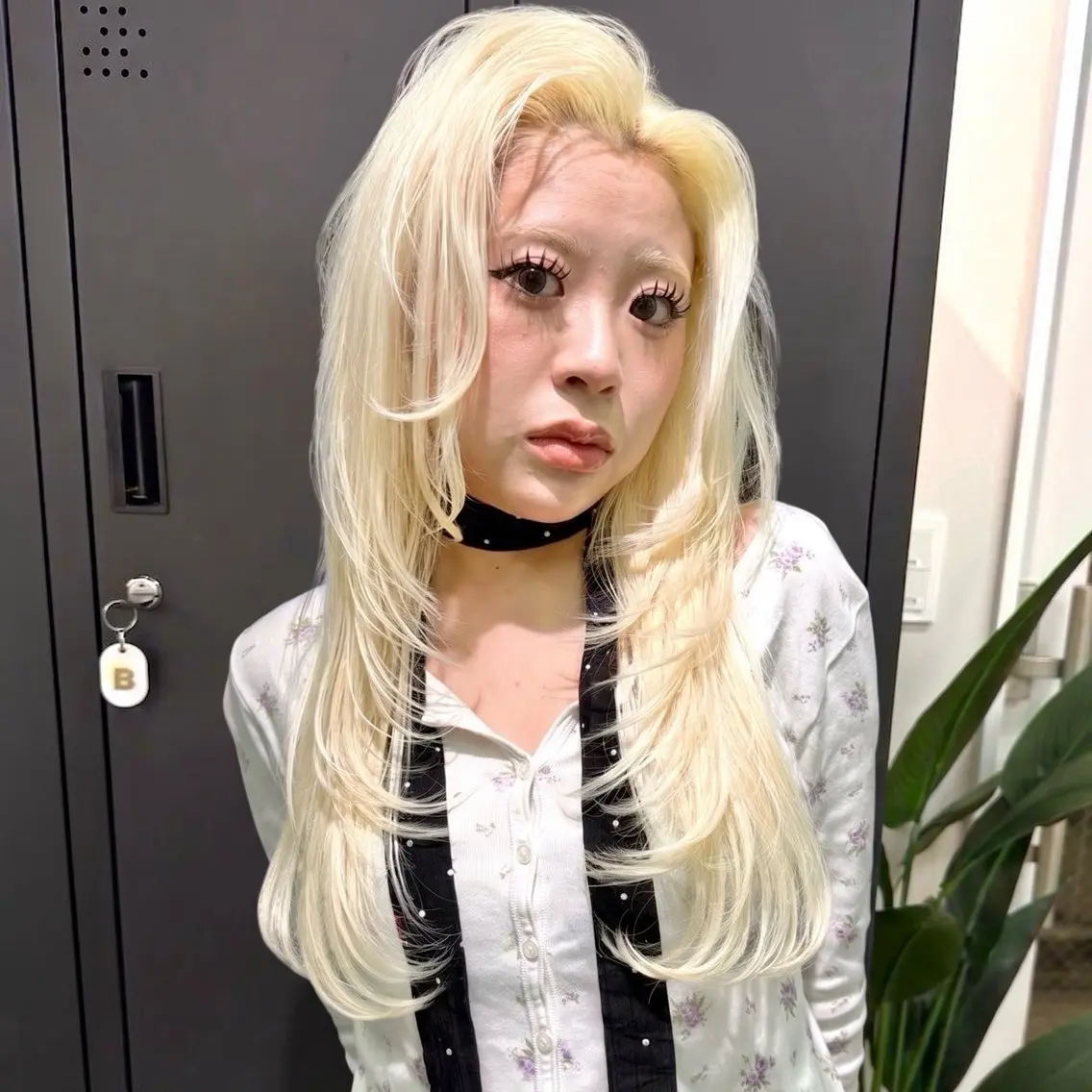 ✨ミニモ学割✨プルエクステ50本+ダブルカラー(ブリーチ込)🎨ハイトーン/韓国スタイル【渋谷・原宿・表参道・新宿】の写真