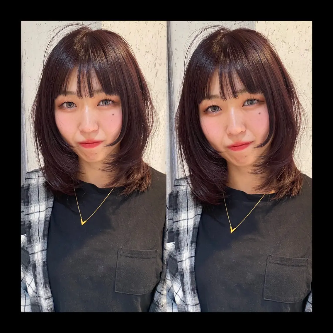 ミディアム カラー カット ヘアカラー トリートメント mai / linoah˚✧のヘアスタイル