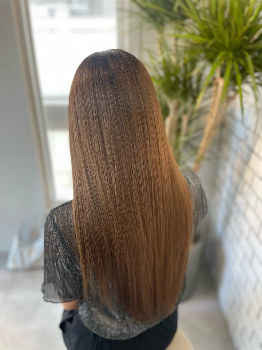 セミロング 松井 悠希のヘアスタイル