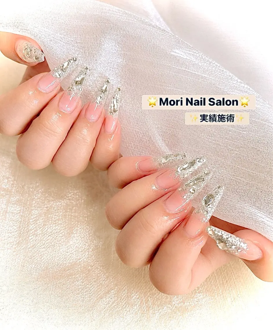 [トレンドネイル]💛🧡🤎スカルプ持ちサンプル「ADVANCE」／ロングフリ−デザイン「オフ込み」の写真
