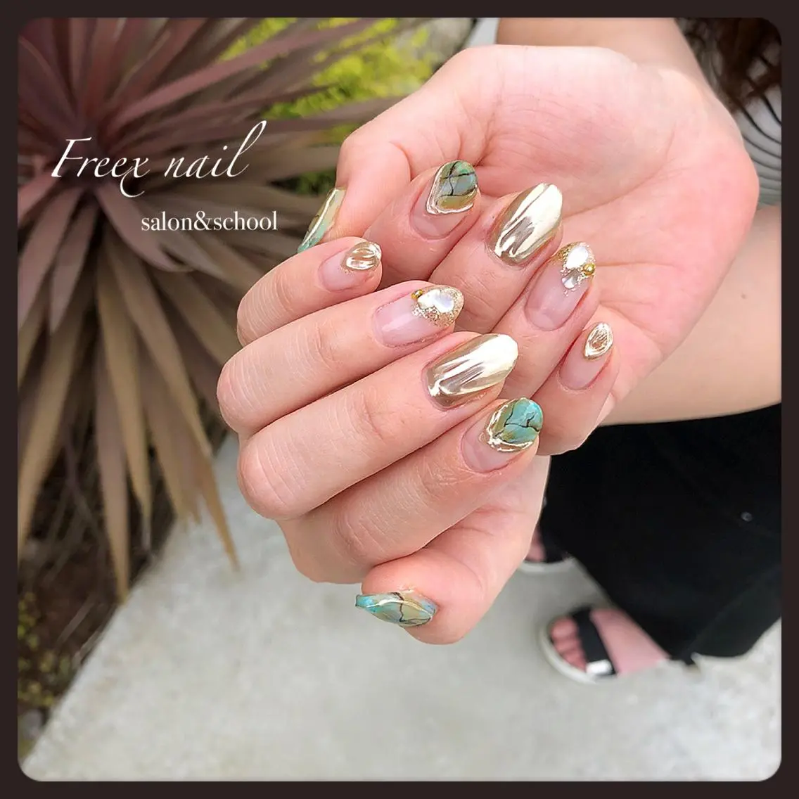 ネイル ハンドネイル ハンドケア freex nail /ニュアンス/個性派のネイルデザイン