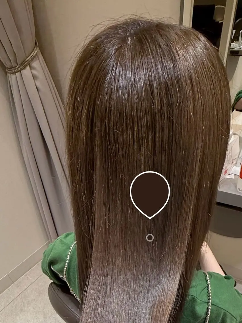 ロング カラー ブリーチ ブラウンカラー グレージュ カット ヘアカラー たにわき あんのヘアスタイル