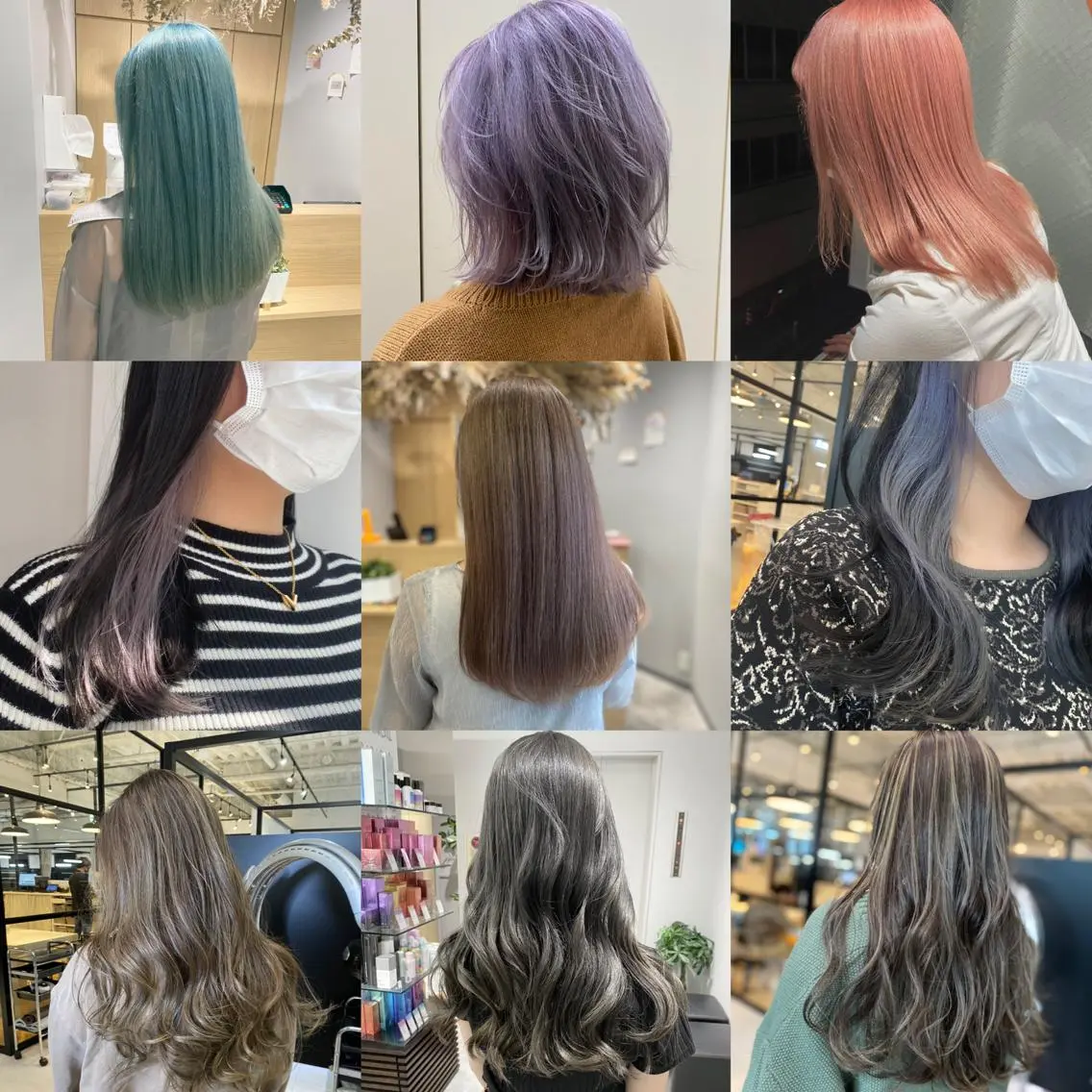 ロング カラー カット ヘアカラー ハイトーンヘア/ 島崎　タクミのヘアスタイル