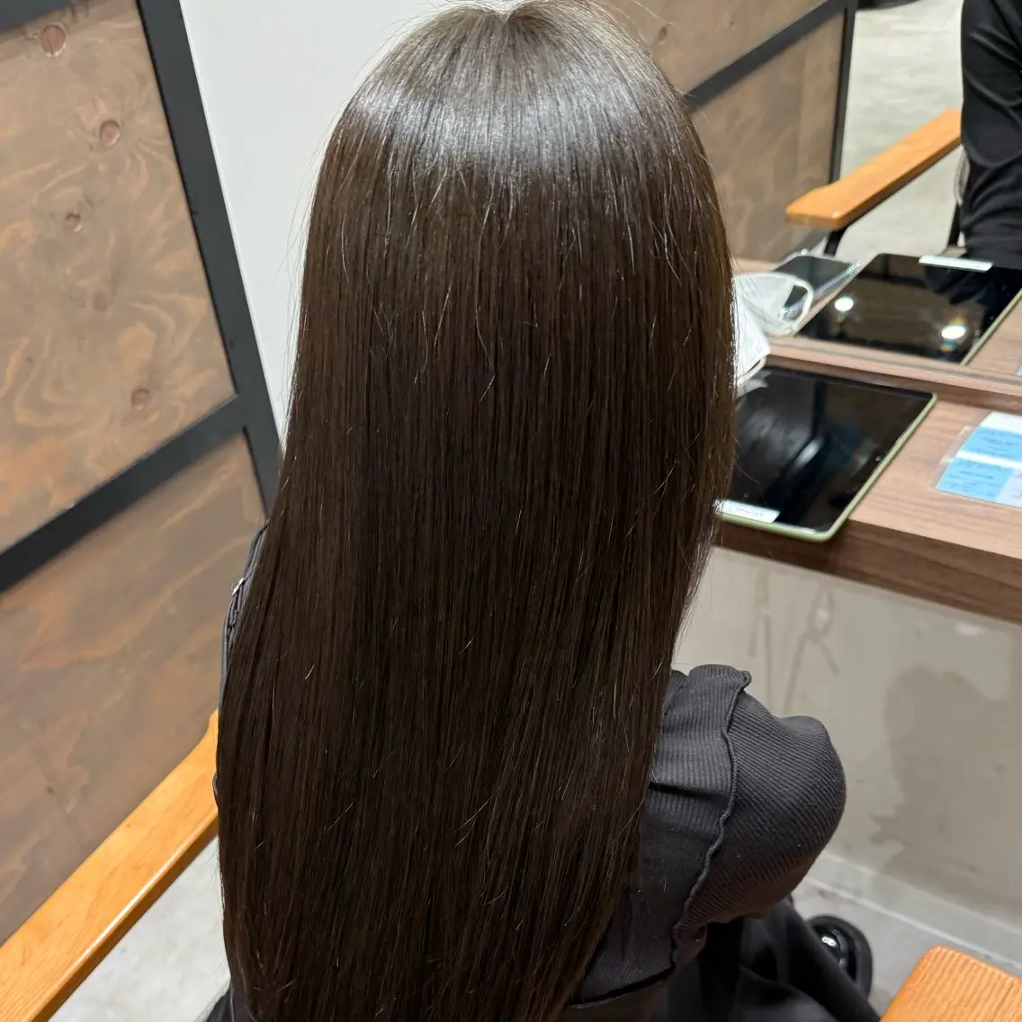 ロング カット ヘアカラー ルナ🫐縮毛矯正 🫐髪質改善のヘアスタイル