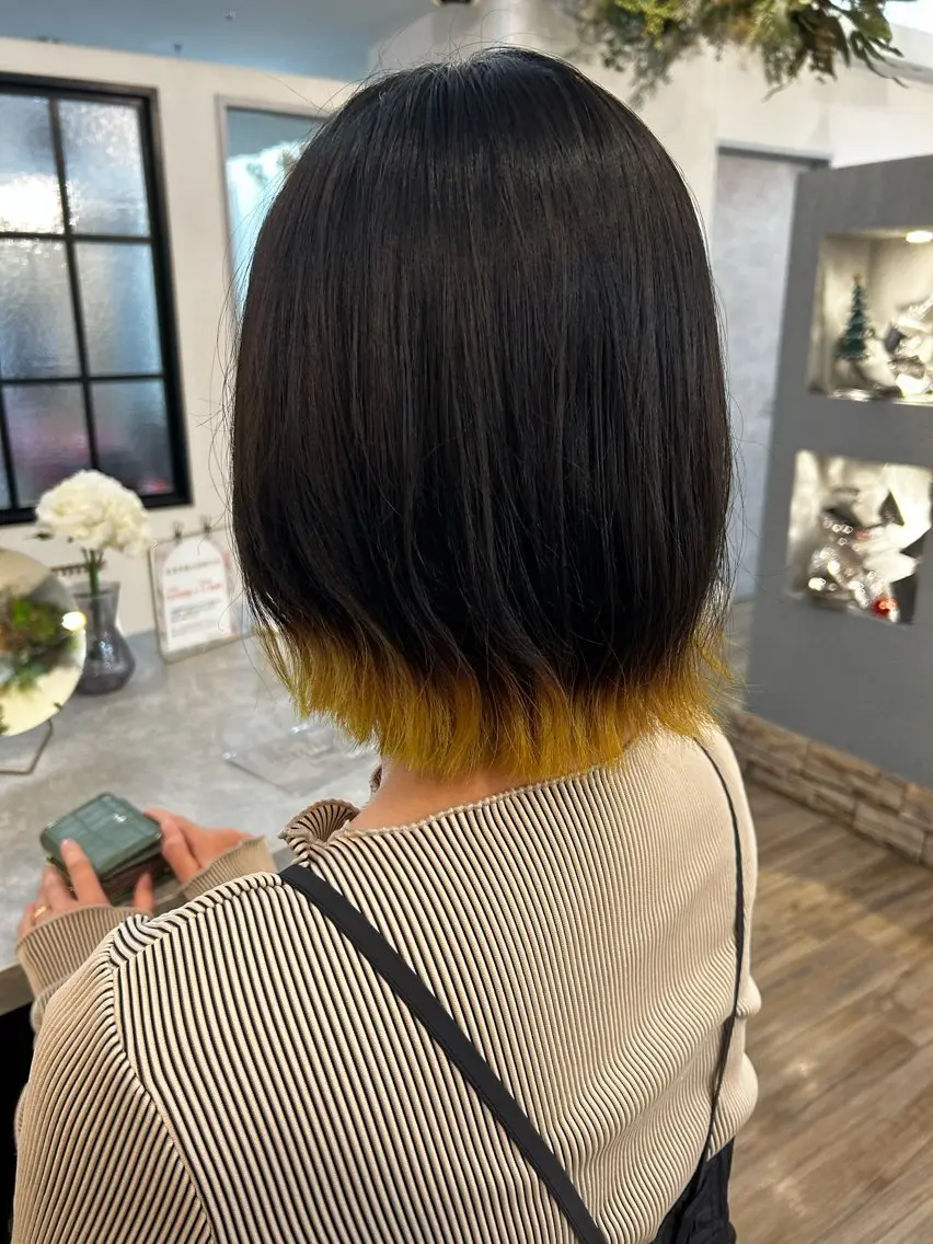 ミディアム カラー ブリーチ/ヘアセット 🪞🌙minamiのヘアスタイル