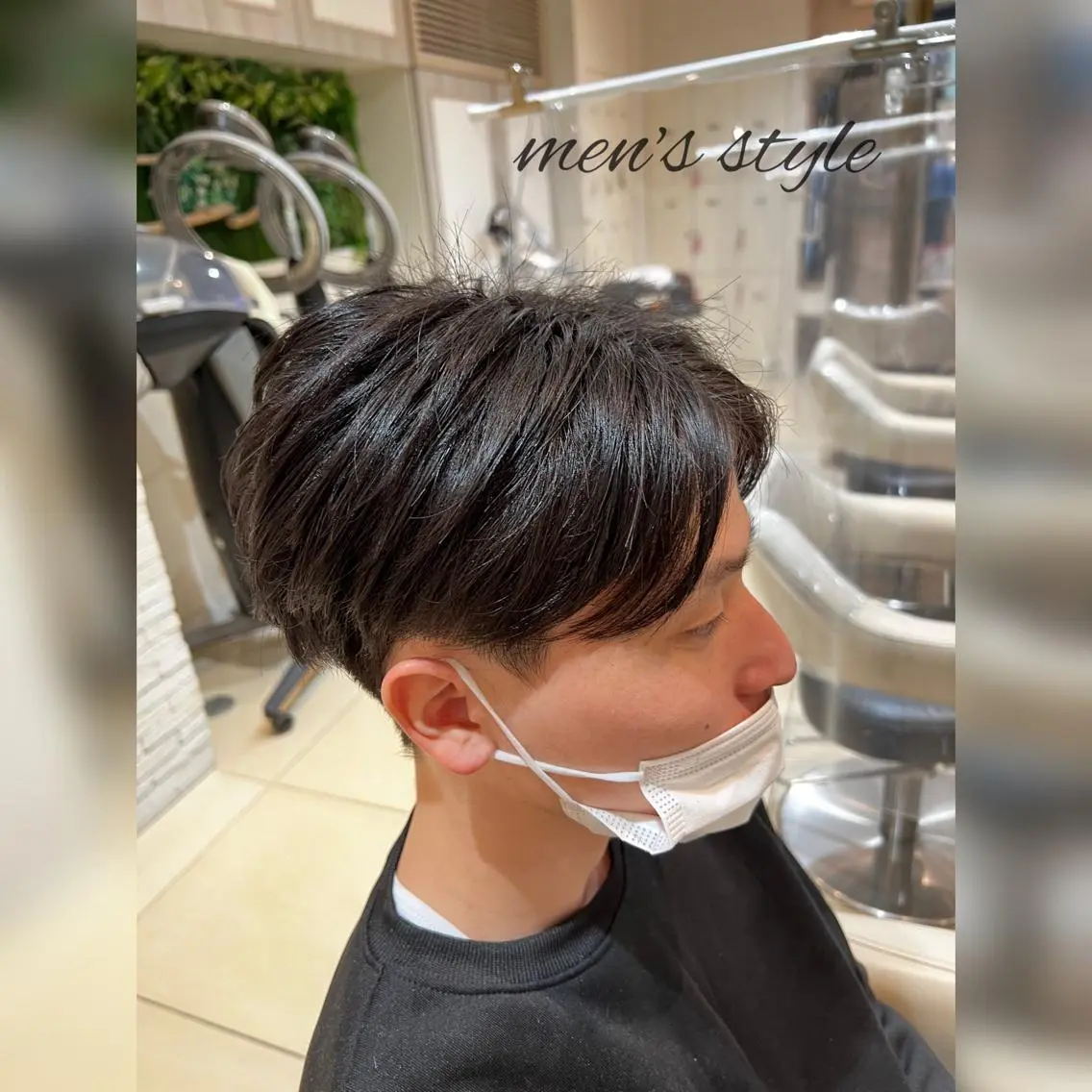 メンズ センターパート 大谷 竜也のヘアスタイル