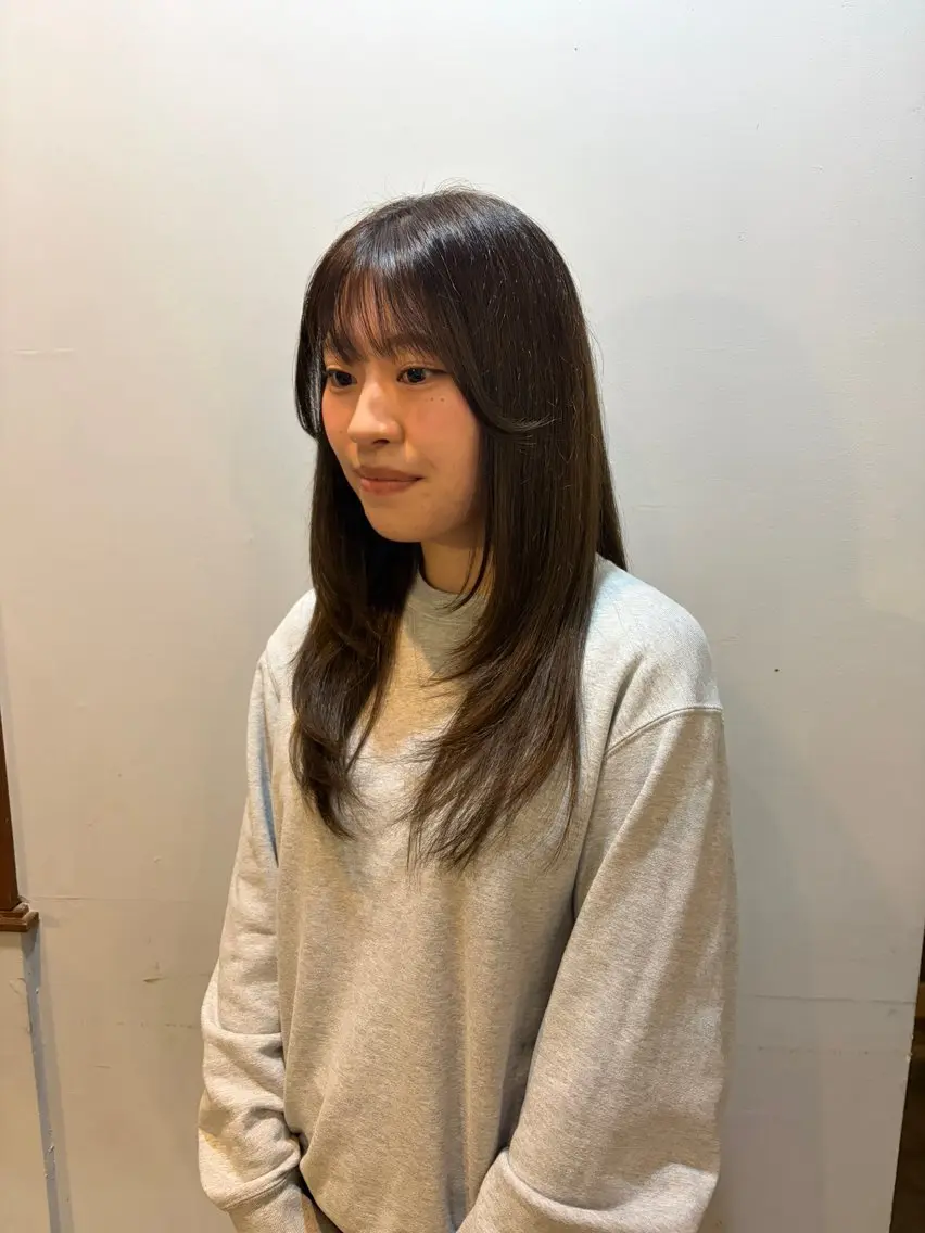 ロング 松倉 沙奈のヘアスタイル