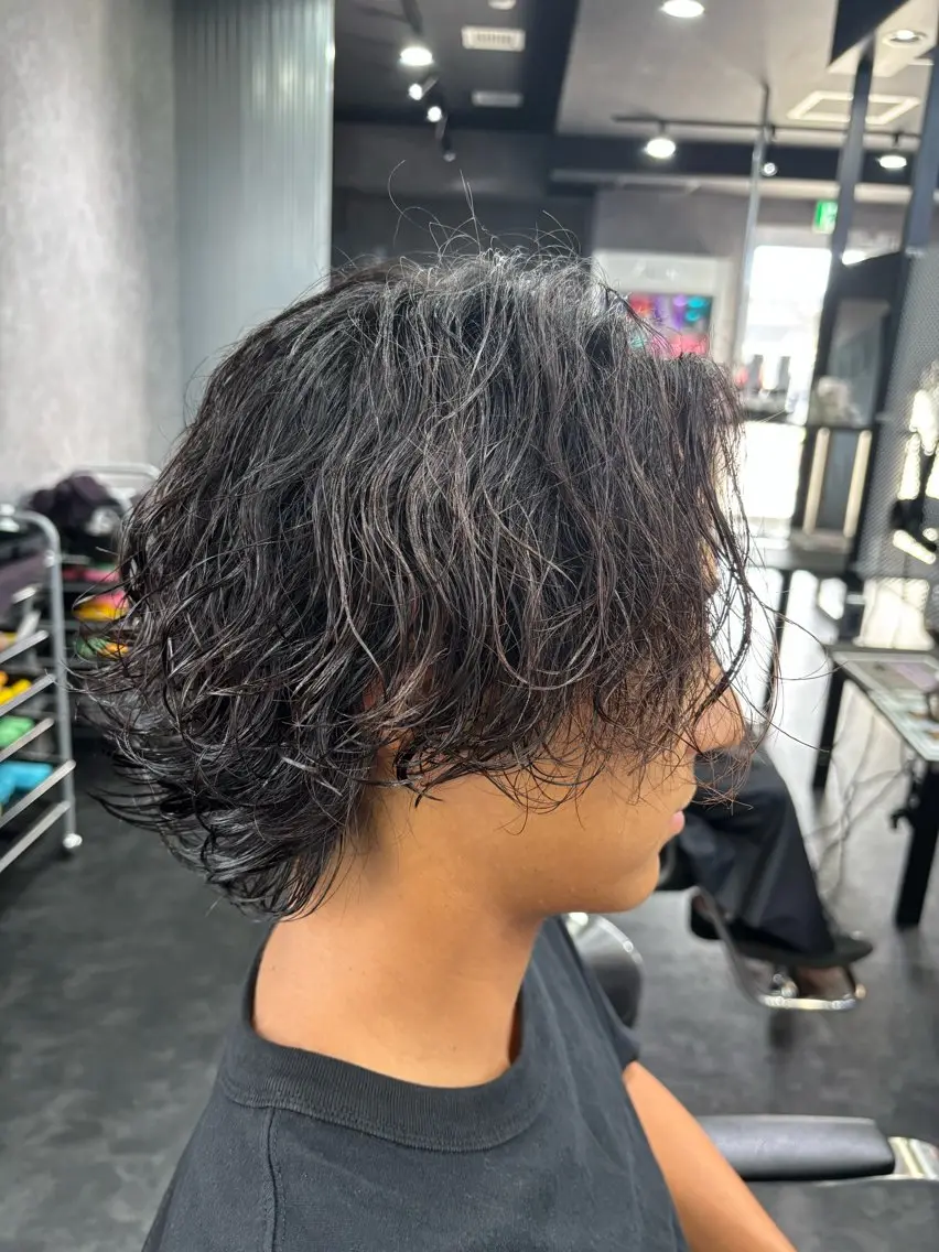 パーマ メンズ メンズパーマ カット パーマ 🔥メンズパーマ特化 高橋晴🔥のヘアスタイル