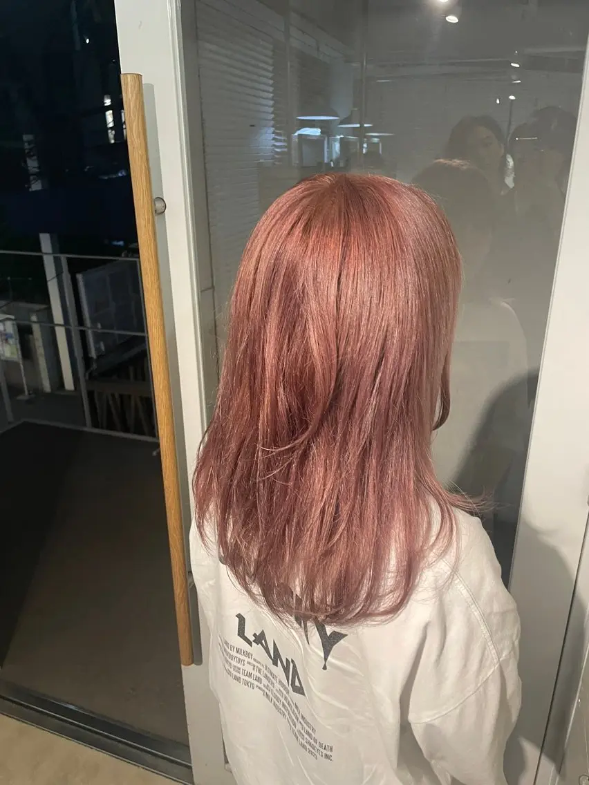 ロング ヘアカラー 絶対綺麗な暖色カラー 🎯あります✨増渕✨のヘアスタイル