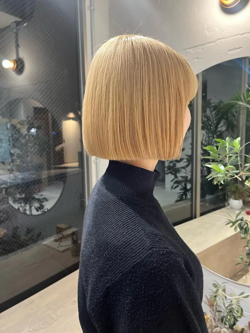 🫧【ご新規様限定・ミニモ限定】カット＋ブリーチリタッチ（抜きっぱなし）の写真