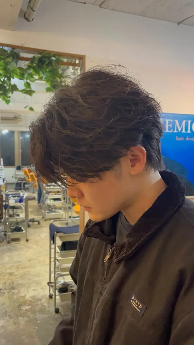 ショート パーマ メンズ フェザーパーマ メンズパーマ パーマ指名👑No. 1/koutaのヘアスタイル