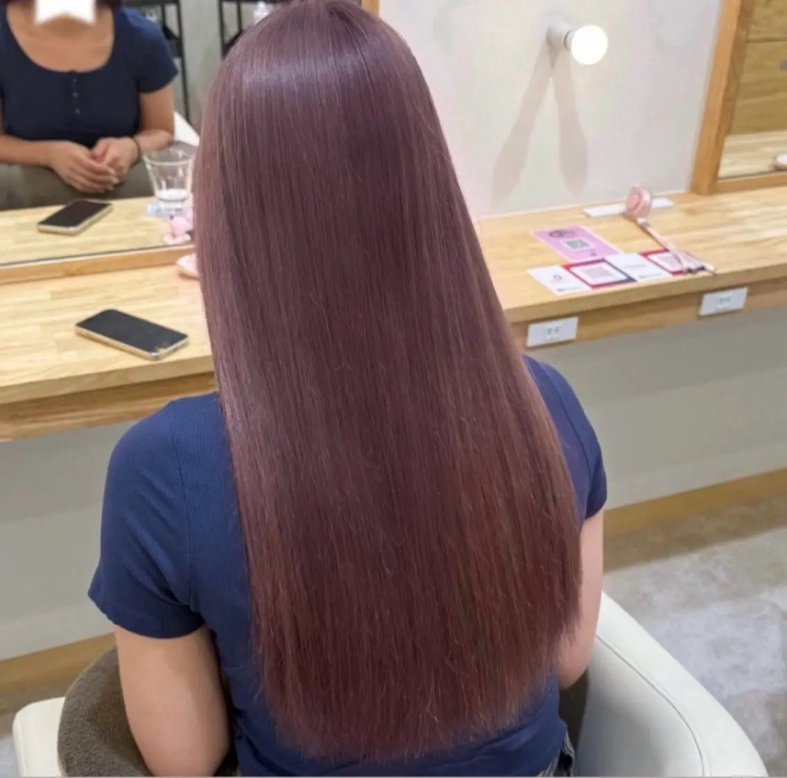 ロング カラー カット ヘアカラー 淡い暖色カラー🩰 girly ♡ ノアのヘアスタイル