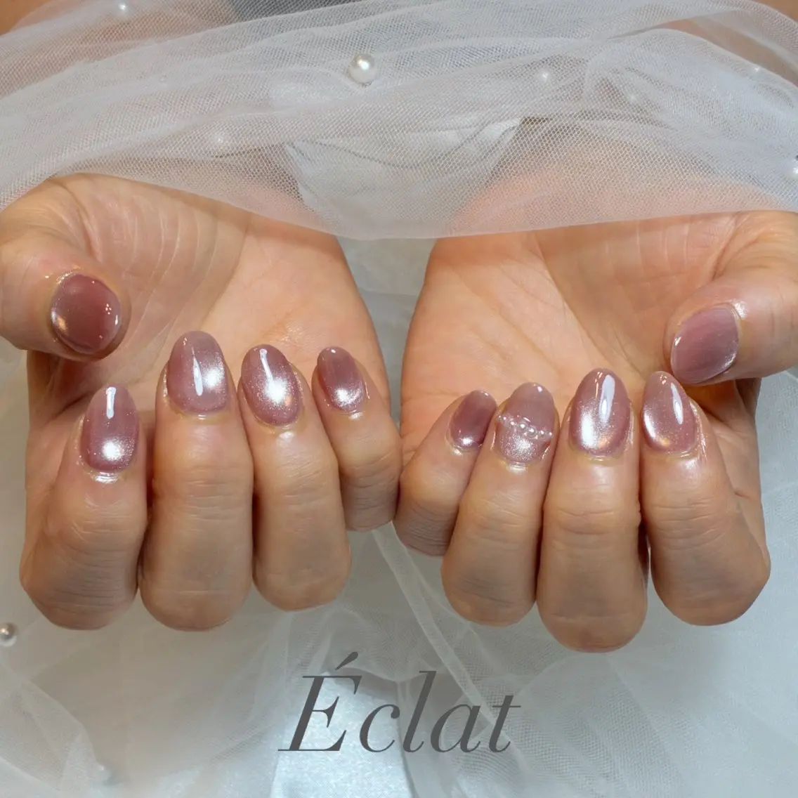ネイル マグネットネイル ハンドネイル nail salon Éclatのネイルデザイン