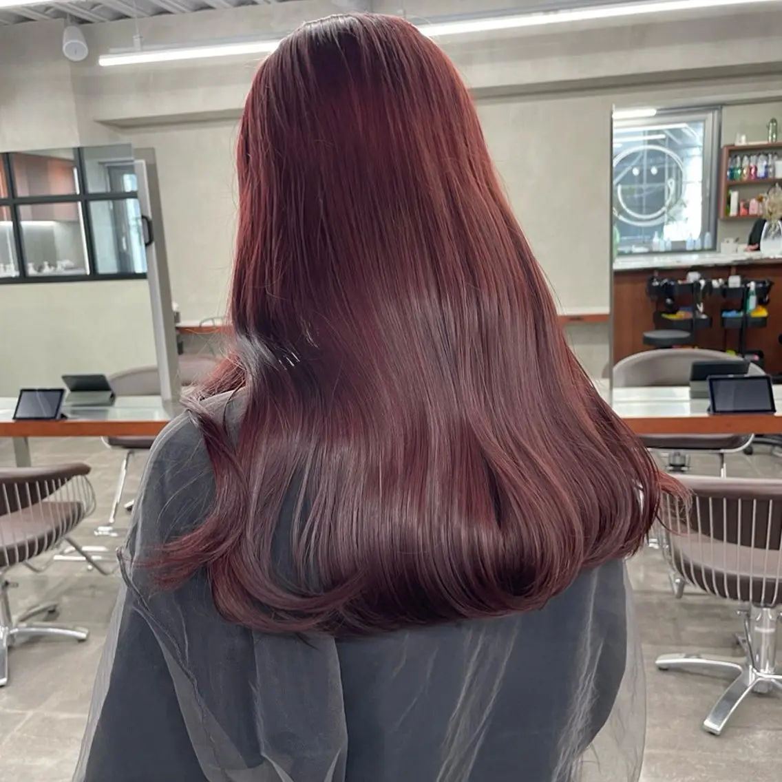 ロング カラー カット ヘアカラー トリートメント 🍒暖色カラー🍒 渋谷/YUUのヘアスタイル