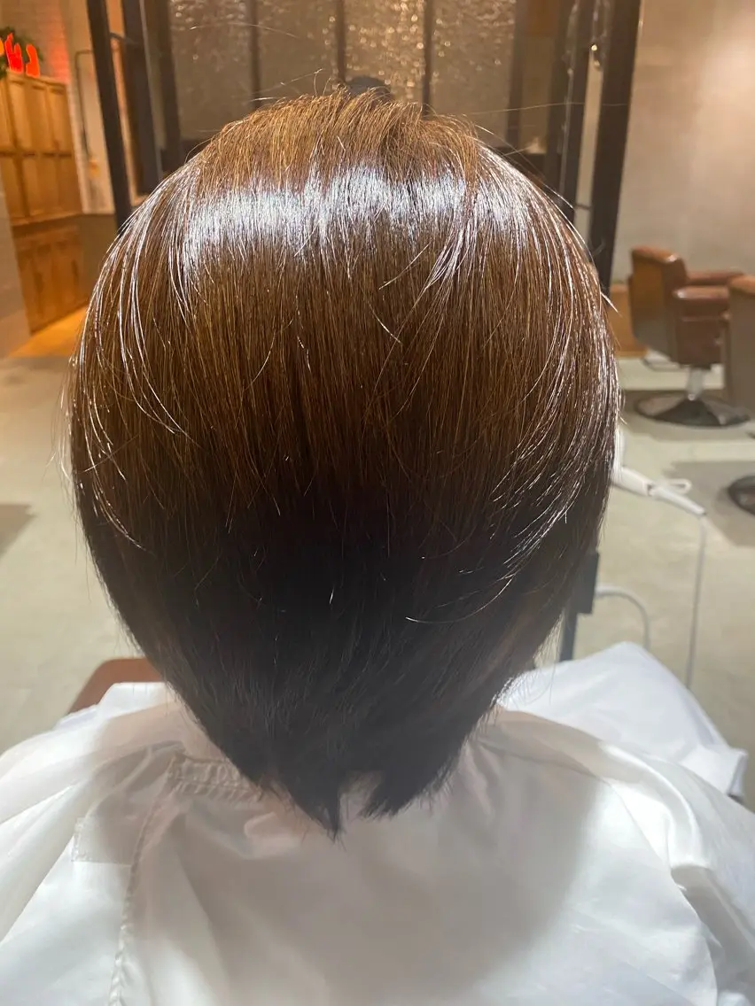 カラー ヘアカラー カラーモデル募集 ⭐️里乃⭐️のヘアスタイル