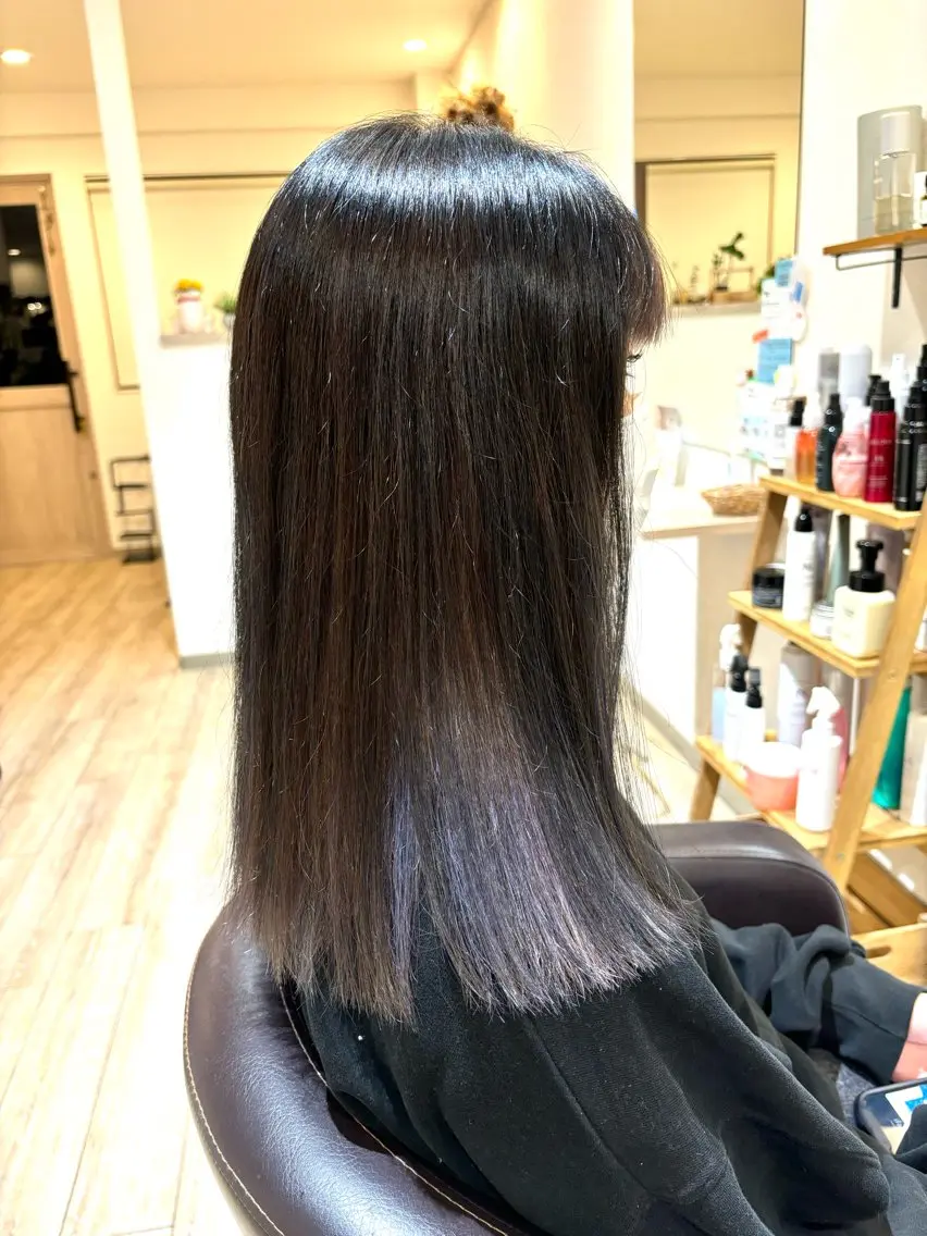 ロング カラー 小林 峻也のヘアスタイル