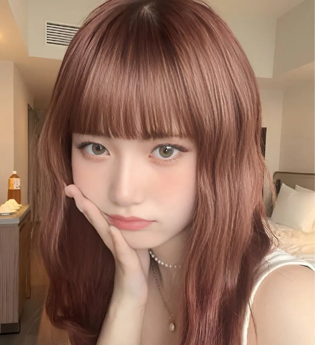 カラー ヘアカラー 透明感カラー🫧 韓国ヘア/タマキ🎀のヘアスタイル