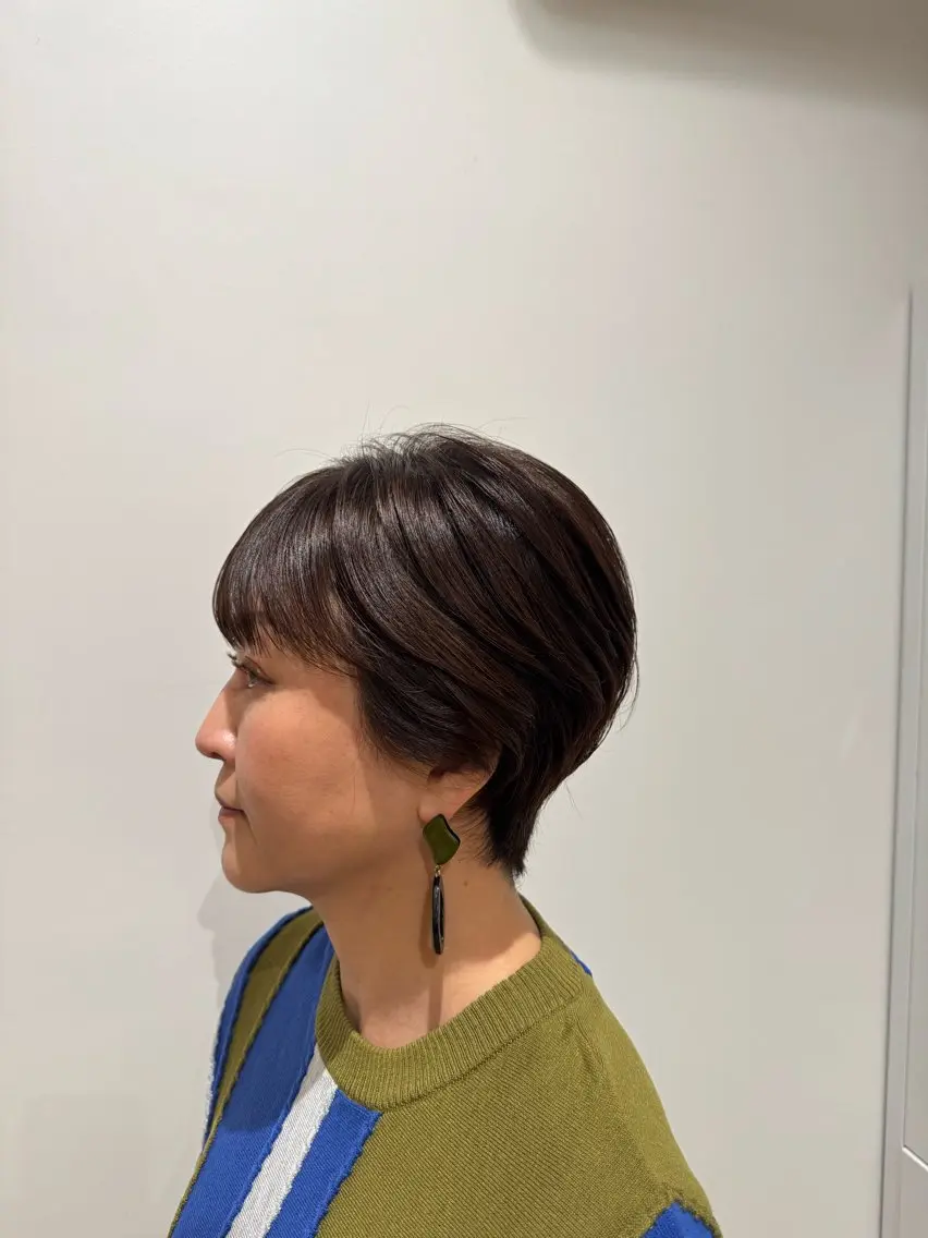 ショート ショートヘア 吉田 美咲のヘアスタイル