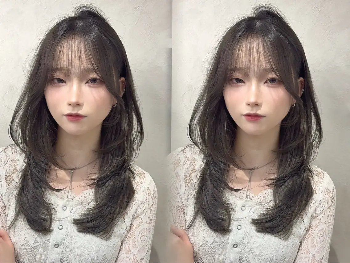 セミロング カット ヘアカラー トリートメント 谷川が作る熊本1🥇 レイヤーカットのヘアスタイル