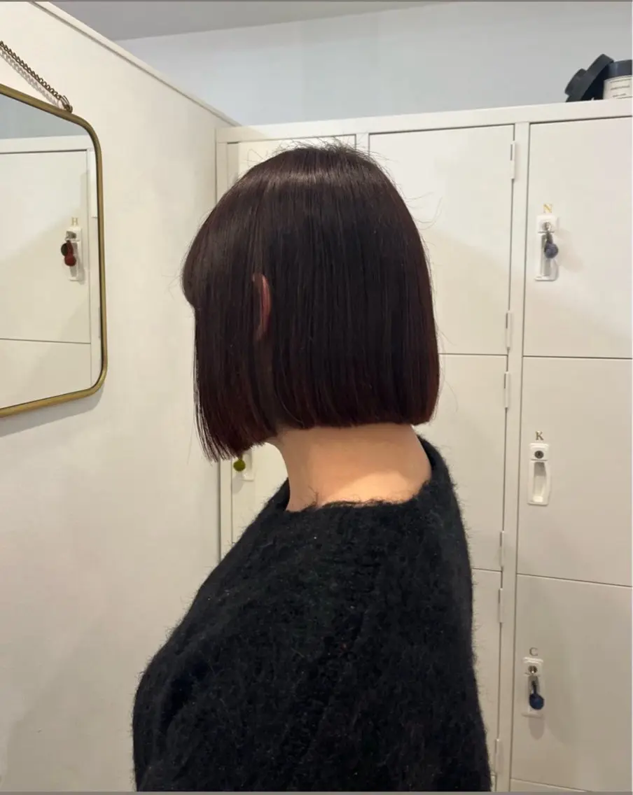 ショート ボブ/レイヤー ナカミネアキナのヘアスタイル