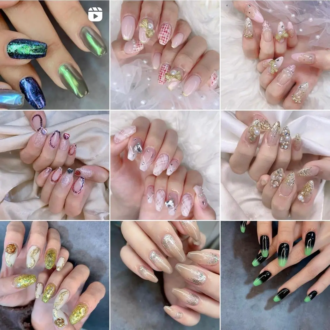 ネイル 渋谷／チップ長さ出し 👑アプレgel-xのネイルデザイン