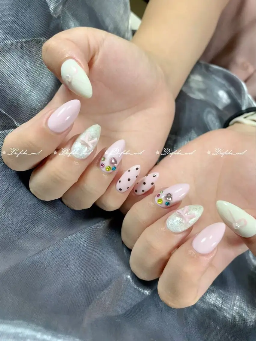 ミディアム ハンドネイル Daifuku nailsのネイルデザイン