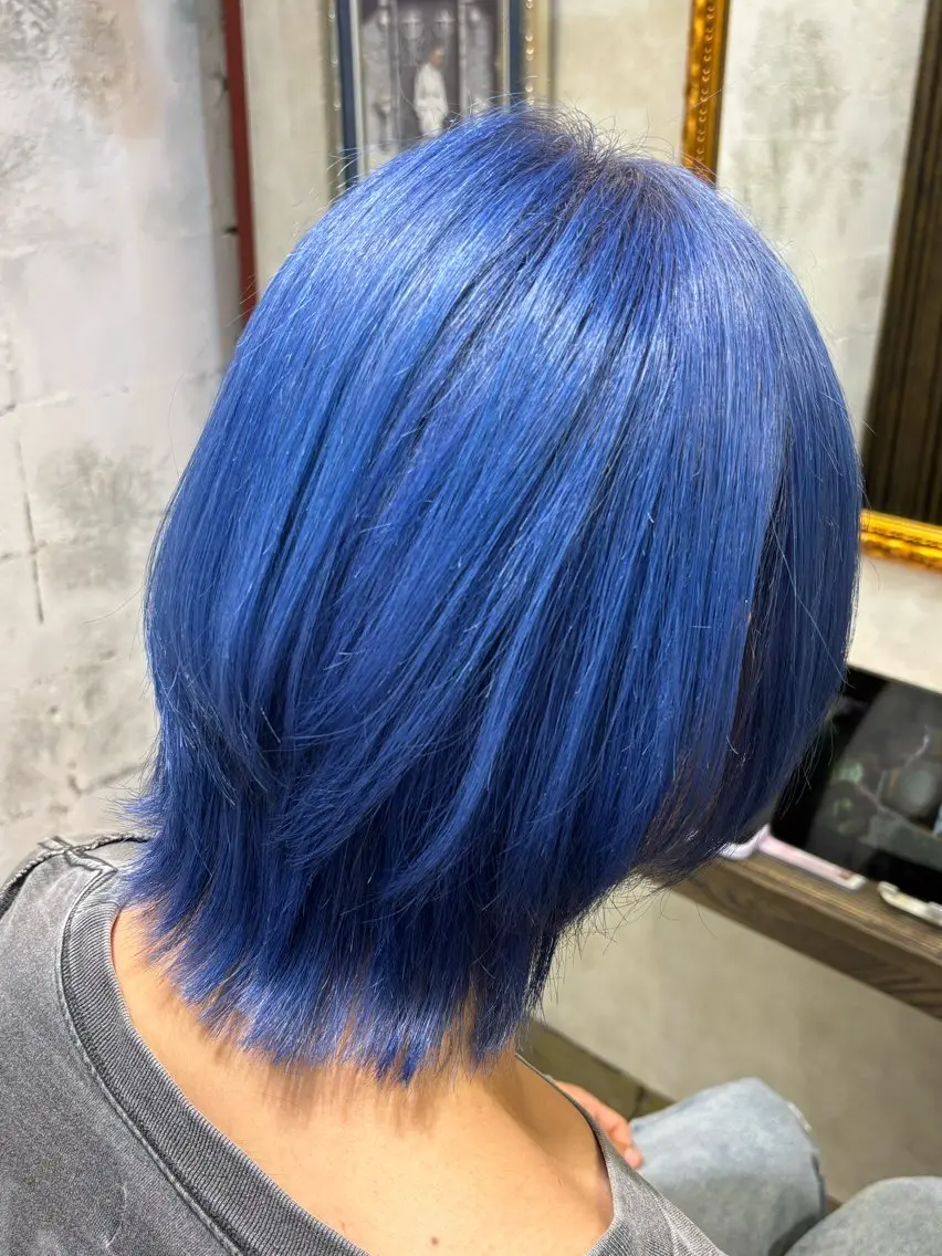カラー ブルーカラー ラベンダーカラー シルバー ヘアカラー Barocco 🎀ヒメ🎀(19)のヘアスタイル
