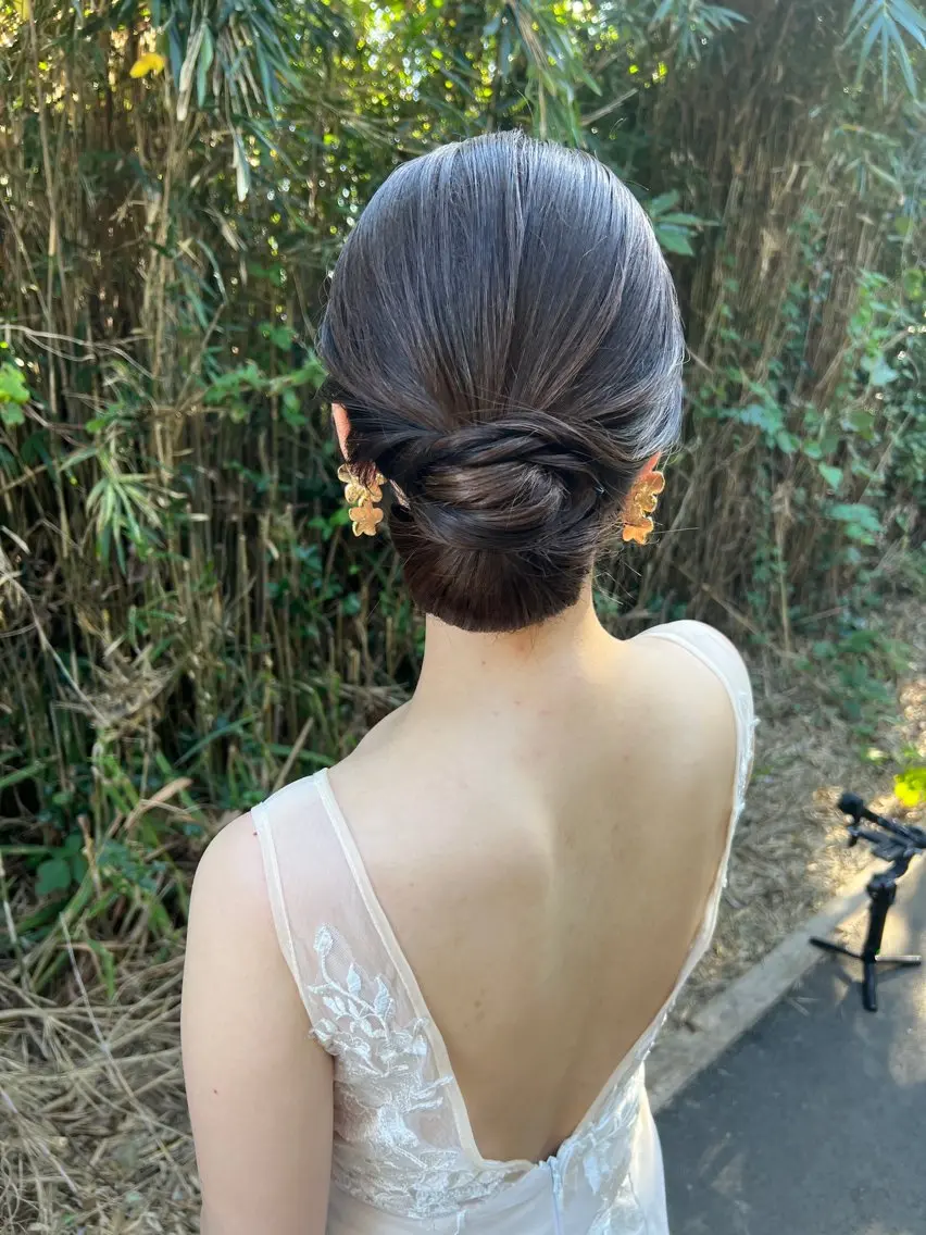 セミロング ヘアアレンジ 【ヘアセット専門】 ヘアメイクＭＡＮＡのヘアスタイル