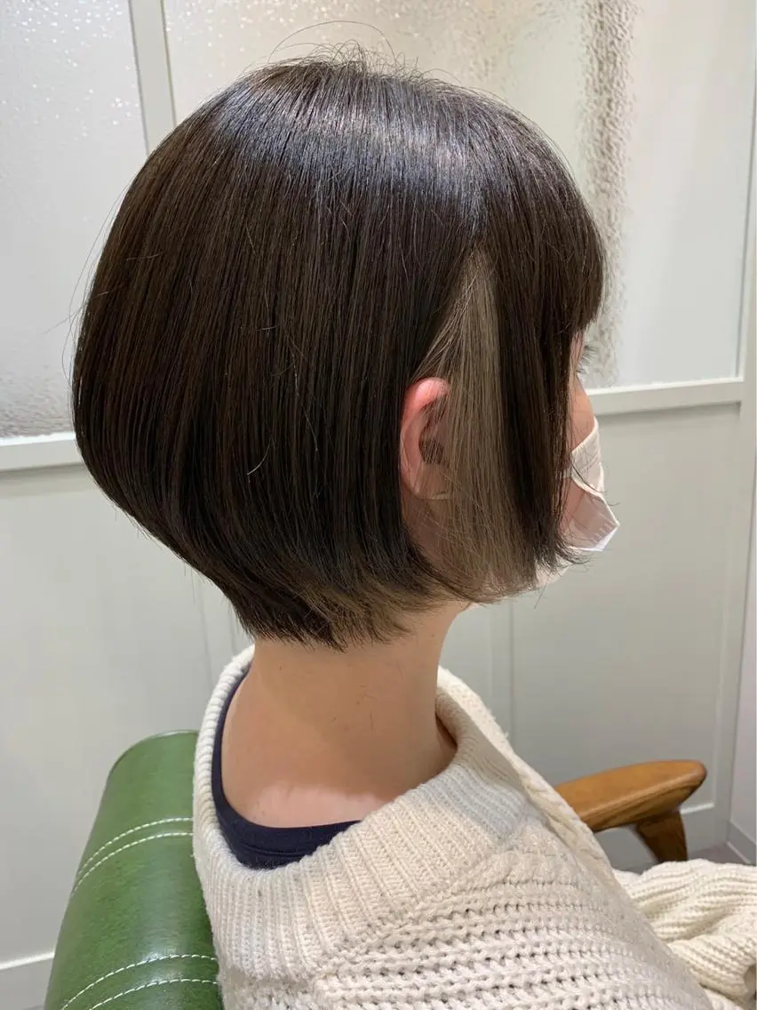 U24学割🍀イヤリングカラー✨✨ワンブリーチのみ🙆♀️✨の写真
