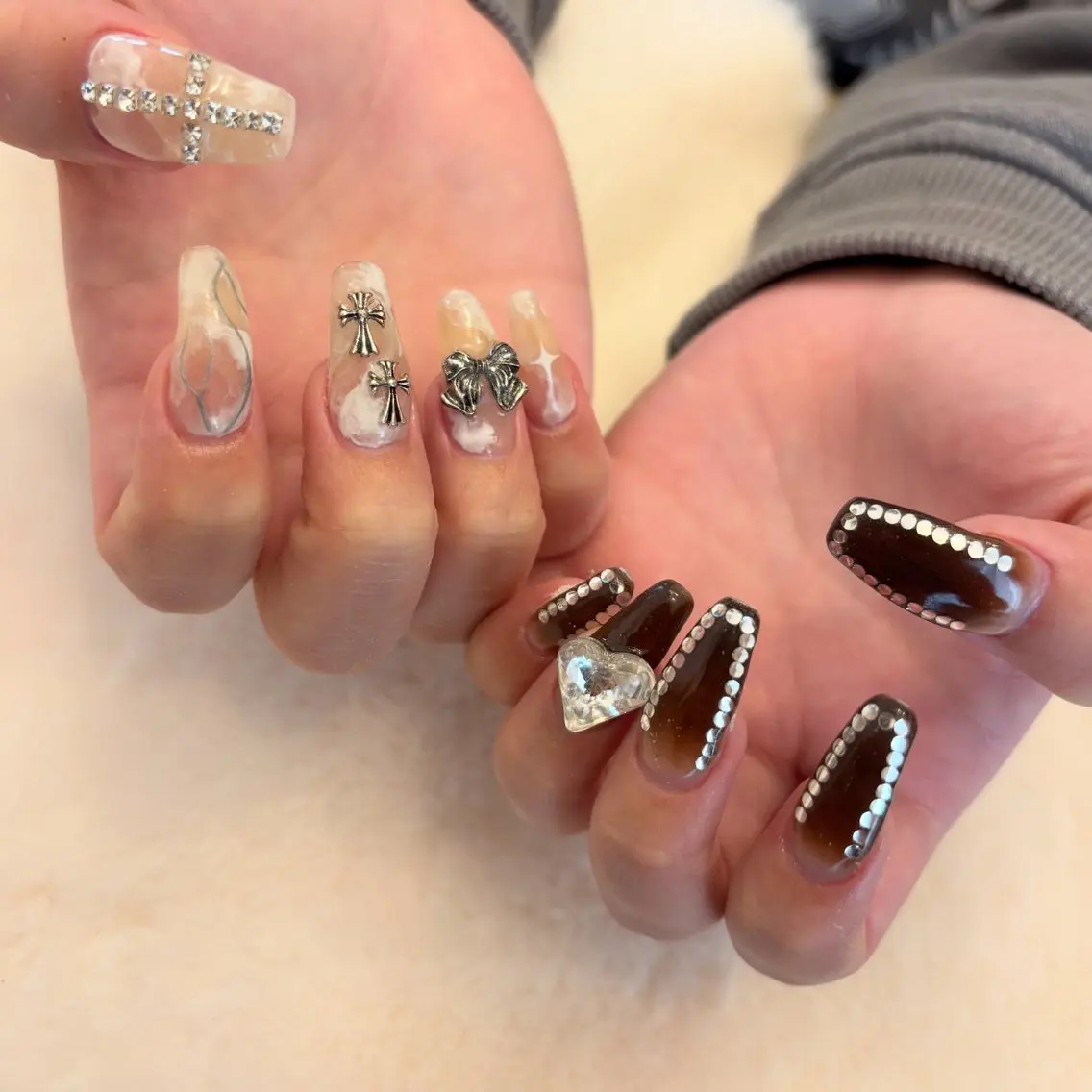 ネイル ハンドネイル Sea  nail by emaのネイルデザイン