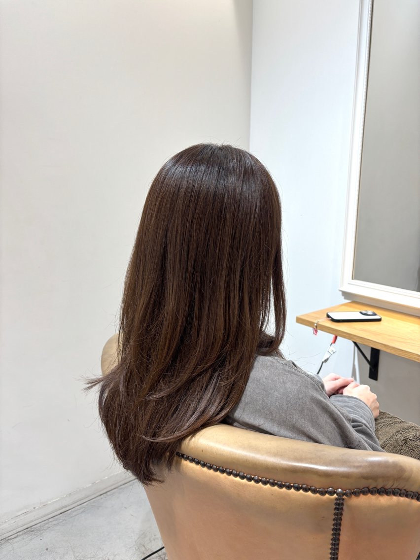 ロング 林 実果のヘアスタイル
