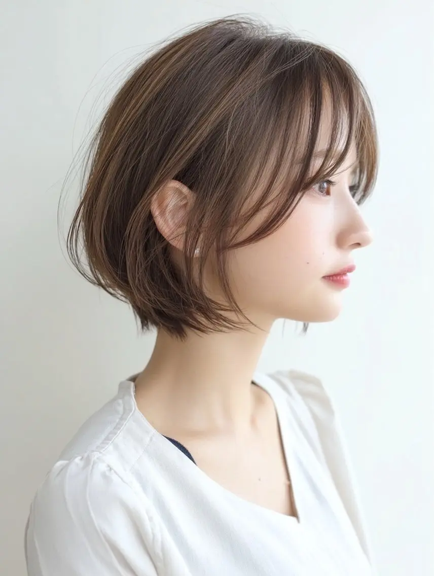 【平日限定】カット+カラー+ハイライト+【髪質改善】うるツヤトリートメント ブリーチ不可の写真
