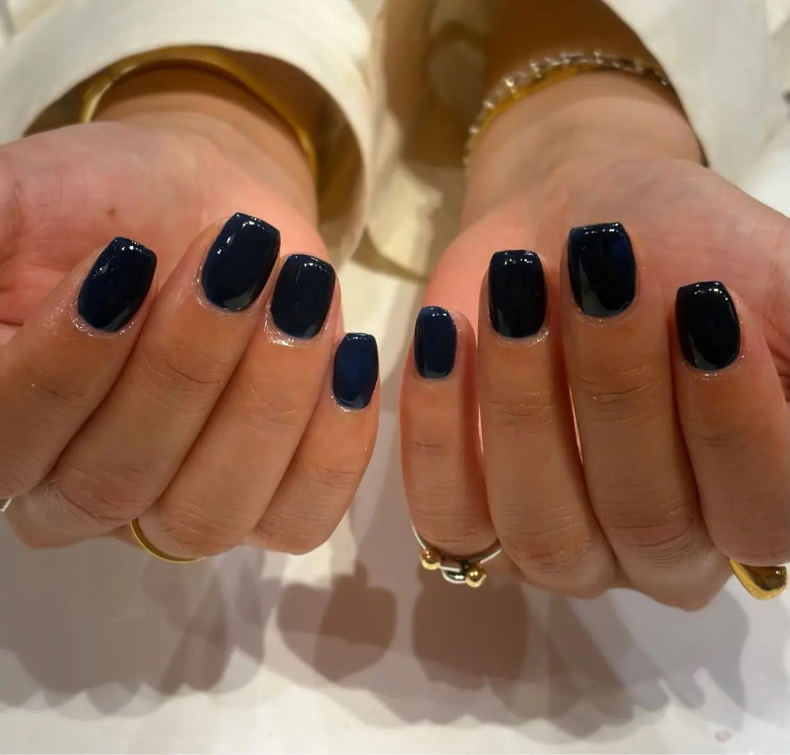 ネイル ワンカラーネイル SHELL NAIL ホノカ🤍のネイルデザイン