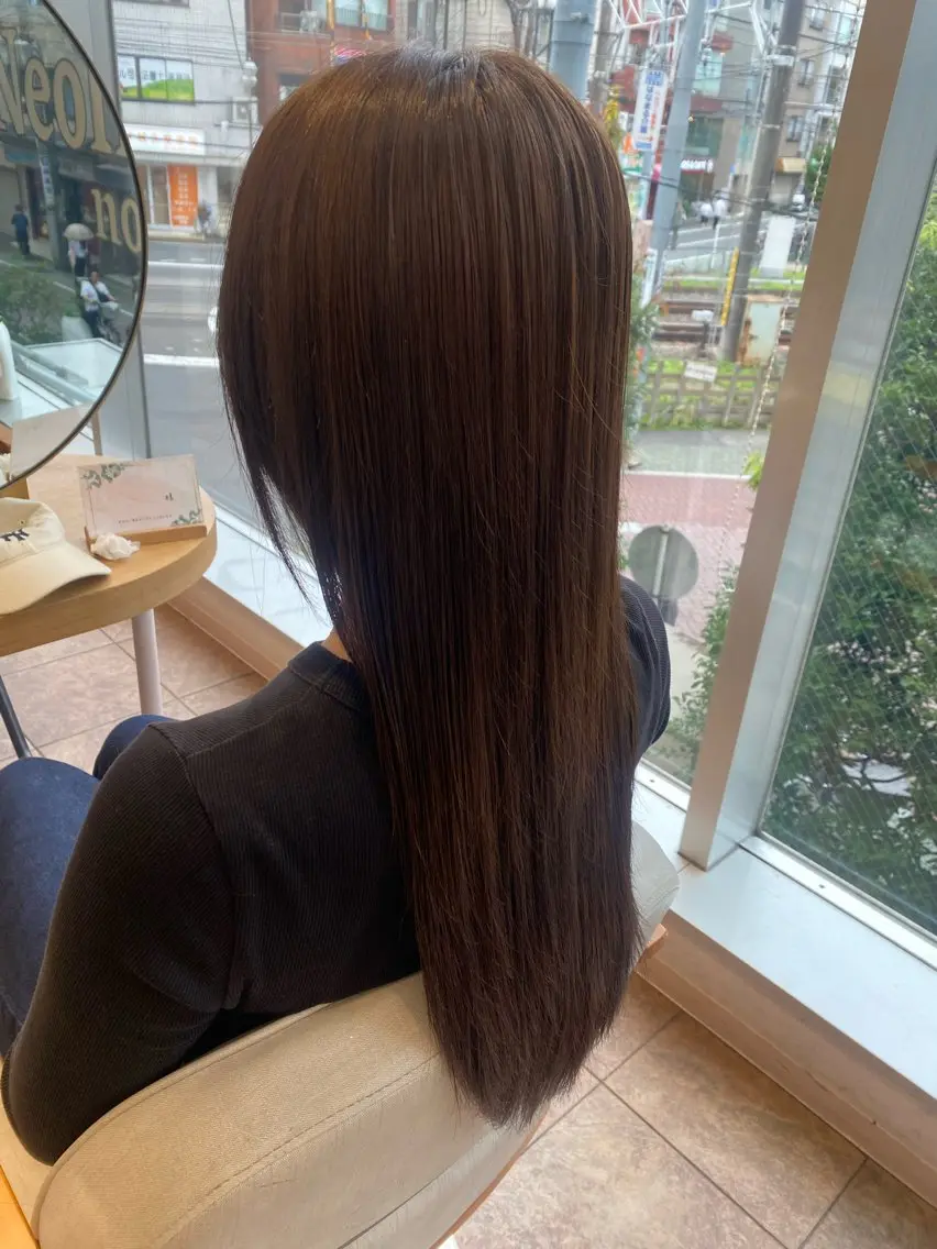 ロング カラー 向井 美乃里のヘアスタイル