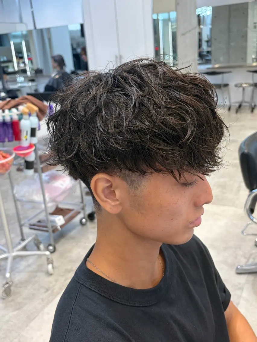 パーマ メンズ カット パーマ fifth／ りょうのヘアスタイル