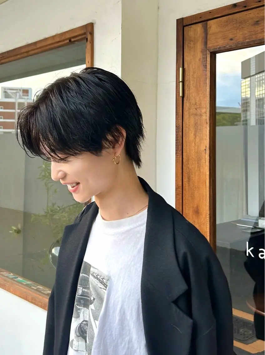 カラー メンズ 岡野 真結のヘアスタイル
