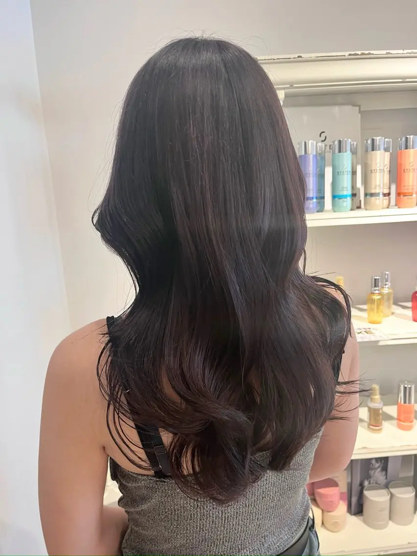 ロング カット ヘアカラー トリートメント CreBiA🫧名駅 馬場のヘアスタイル