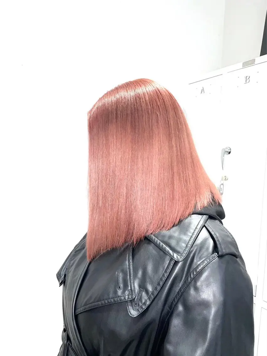 ミディアム シールエクステ ボブ エクステ ハイライト 髪質改善 🦋韓国hair🦋 エクステ店長sakiのヘアスタイル