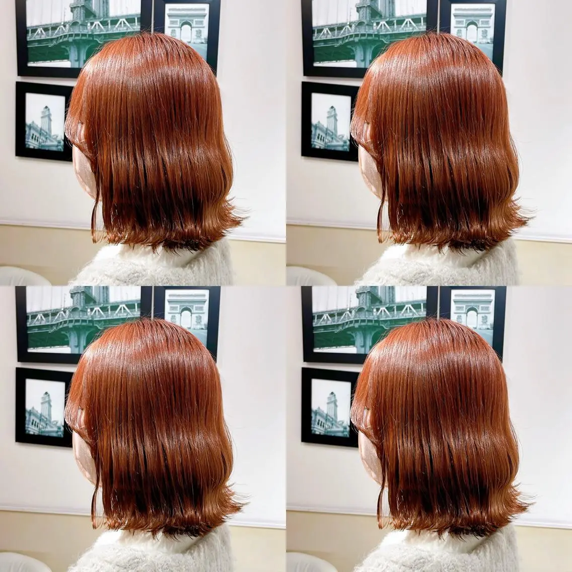 ミディアム カラー オレンジ ピンクカラー Minami. 🩵 再現性特化ヘアのヘアスタイル
