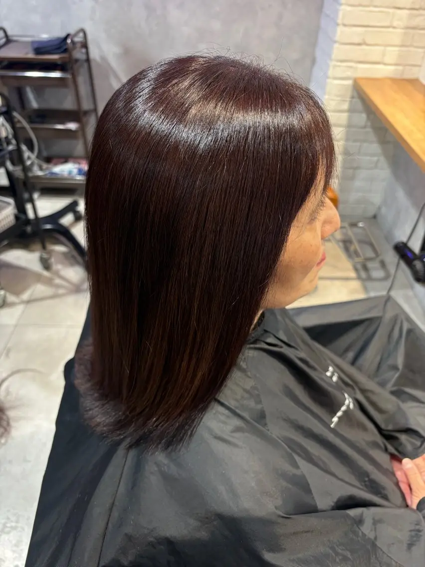 ミディアム カラー 春 花(はるか)🌷のヘアスタイル